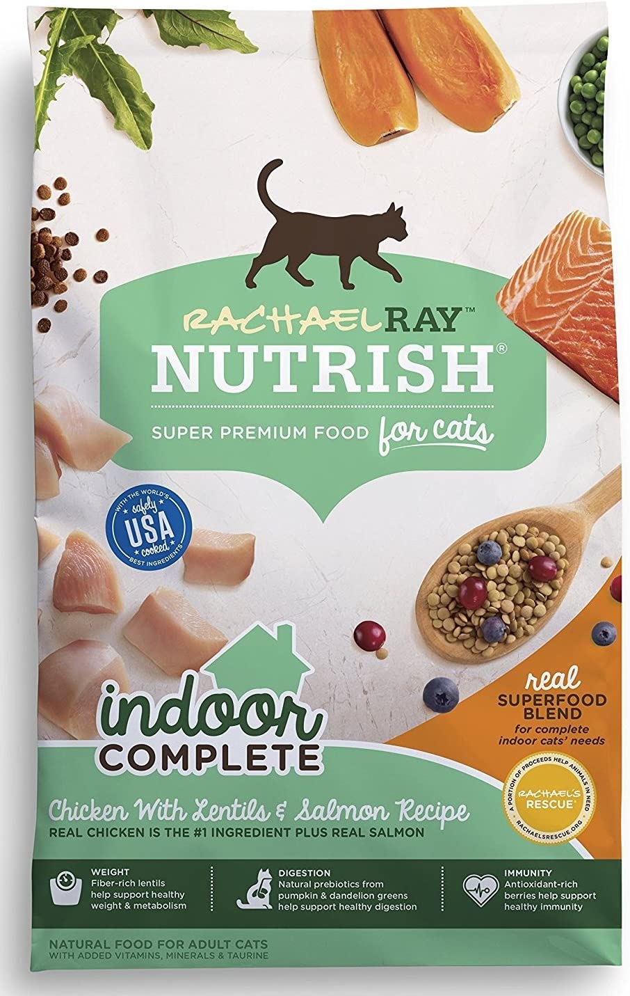 Nutrish Rachael Ray Indoor Complete Natural Dry Cat Food Chicken